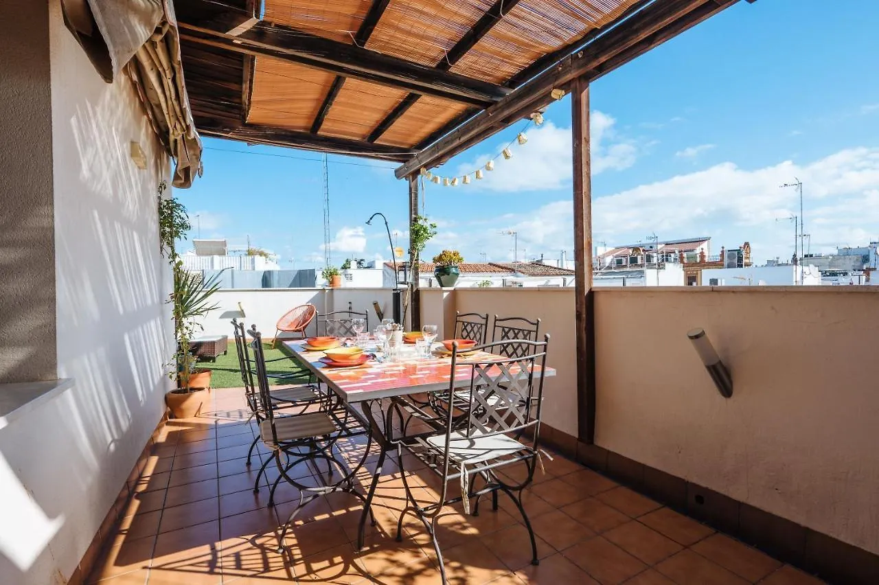 דירה Homeyseville-Amazing Penthouse Giralda Views 8 Pax, Parking Optional